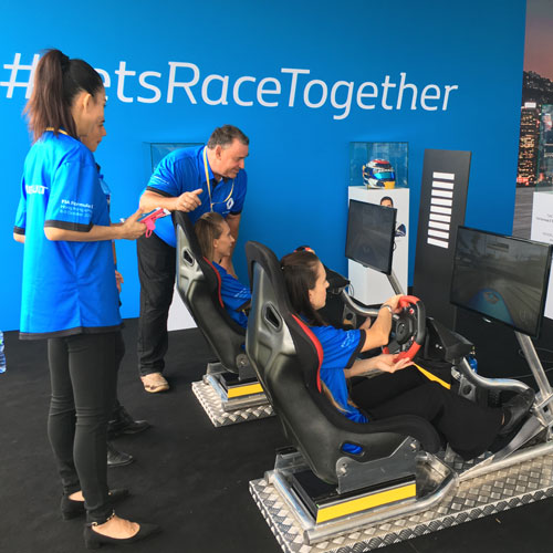 LMS Racing Simulator at an event, photo 7