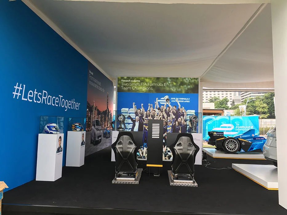 LMS Racing Simulator at an event, photo 2